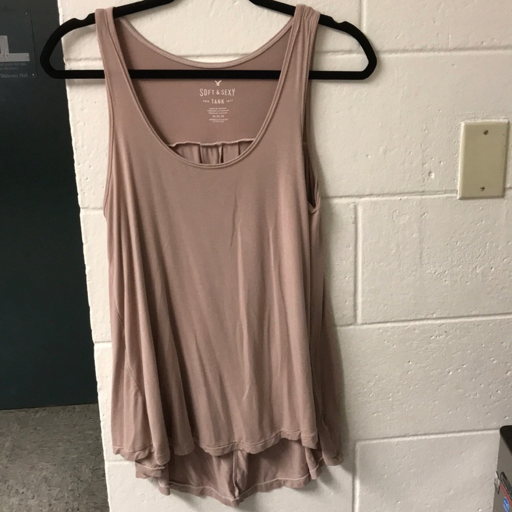 American Eagle Soft and Sexy Tan Tank